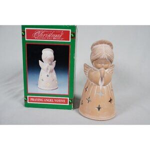 Vintage House Of Lloyd Christmas Around the World Votive Praying Angel